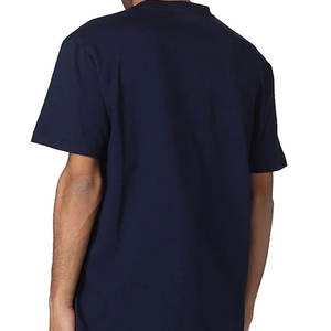 Camiseta Juvenil Personalizada para Hombre, 100% Algodón, Gruesa, Extra Grande, Estampada, Bordada, Informal, Transpirable, de Tela de Lana Peinada - Product Image 3