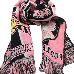 Nouvelle Écharpe Légère et Ajustable en Acrylique Tricoté Personnalisée pour Fans de Football, Vente en Gros, pour Hommes, Toutes Saisons - Product Image 3