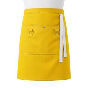 Tablier de Chef Personnalisé avec Logo pour Restaurant, Bar, Cuisine, Hôtel – Tablier Artisanat Jaune pour Cuisinier - Product Image 1