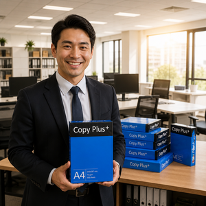 กระดาษถ่ายเอกสาร Copy Plus A4 70 แกรม พรีเมียม สีขาว สำหรับสำนักงาน น้ำหนักเบา 70 กรัม จากกรุงเทพฯ - Product Image 1