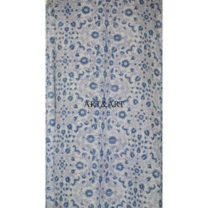 Pareo de Algodón Estampado a Mano Único de la India, Elegante Pareo para Mujer, Pañuelo de Playa, Chales Cómodos, Pañuelos Tradicionales - Product Image 5