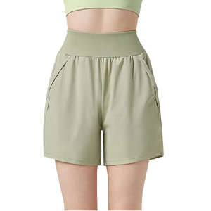 Hot Colors Manufacture Women Sporty Shorts Casual Wear Quick Dry Elastic Waist CustomLightweight Custom Short For Women - Product Image 4