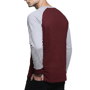 Camiseta de Manga Larga para Hombre de Alta Calidad con Diseño Liso y Ribete en Contraste, Venta al Por Mayor, Disponible con Precio OEM - Product Image 3