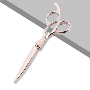 Ciseaux de coiffure professionnels en acier inoxydable 440C, lame tranchante, manche long, pour droitiers, pour usage en salon de coiffure - Product Image 5