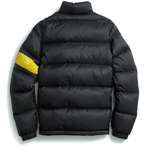 Veste matelassée à capuche pour homme, design optimal, avec logo frontal, respirante, coupe-vent, écologique, séchage rapide, pour l'hiver, longue - Product Image 2