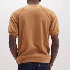 Sudadera de Manga Raglán para Hombre, Cuello Redondo, Color Sólido, Informal, de Punto, Algodón, Corte Regular, para Otoño, NUEVO - Product Image 6