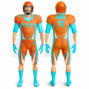 Maillot de football américain haute performance avec impression par sublimation, tenue d'équipe personnalisée, fabrication sur mesure - Product Image 4