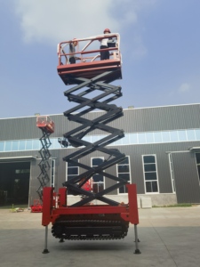 Plateforme élévatrice intelligente automotrice sur chenilles avec système mobile électrique haute capacité 8m 320kg Intelligent Lift - Product Image 2