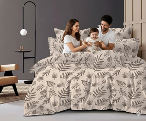 Juego de Sábanas King Size de la Colección Hotel, Tejido Moderno de Poliéster 400 Hilos, 2 Fundas de Almohada, Duradero, para Todas las Temporadas, Decoración de Dormitorio de Lujo - Product Image 1