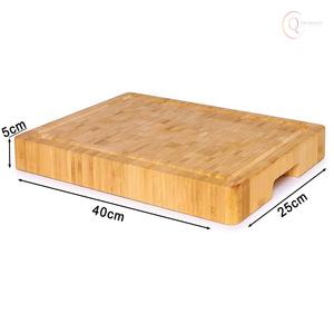 Planche à découper multifonctionnelle en bois pour légumes, fruits, viande, pain avec design antibactérien écologique, compatible lave-vaisselle - Product Image 6