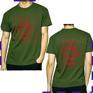 Camiseta de cuello redondo de poliéster 100% de alta calidad para hombre Color sólido con diseño de patrón 3D de impresión digital de alta calidad - Product Image 1