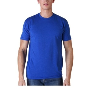 T-shirts vierges à col rond et manches courtes 100 % coton, personnalisés avec broderie de lettres, sans étiquette, vente en gros - Product Image 6