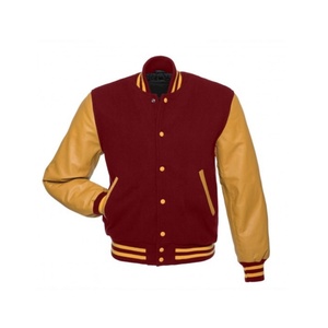 ผู้ผลิตเสื้อแจ็คเก็ตเบสบอลแบบมีโลโก้ตามสั่ง เสื้อแจ็คเก็ต Letterman Varsity แบบกำหนดเอง เสื้อแจ็คเก็ตเบสบอลแบบกำหนดเอง เสื้อแจ็คเก็ต Letterman แบบกำหนดเอง - Product Image 1
