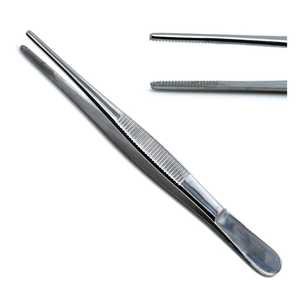 Pinzas Quirúrgicas de Acero Inoxidable con Punta Recta, Juego de Instrumentos Manuales para Uso Hospitalario, Certificación CE Clase I - Product Image 3