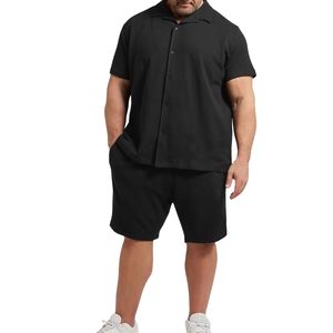 เสื้อเชิ้ตแขนยาวผู้ชาย ทรงหลวม ผ้าฝ้าย 100% ระบายอากาศ แห้งเร็ว ลายเรียบ คอปกคิวบา เสื้อผ้าลำลองสำหรับฤดูร้อน ใส่ไปเที่ยวชายหาด ติดกระดุม - Product Image 6