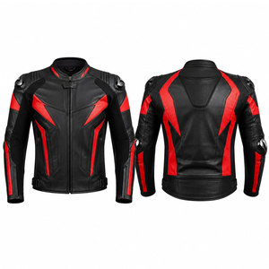 OEM Manufacture High Quality Print Leather Motor <b>Bike</b> Racing <b>Jacket</b> Heavyweight College <b>Jacket</b> <b>Men</b> Streetwear Leather <b>Jacket</b> - Product Image 4