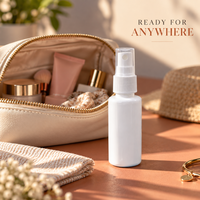 Flacon pulvérisateur à fine brume en PET de 50 ml |   Contenant d'emballage cosmétique transparent pour soins de la peau, produits de beauté et soins personnels – Vente en gros et approvisionnement en vrac