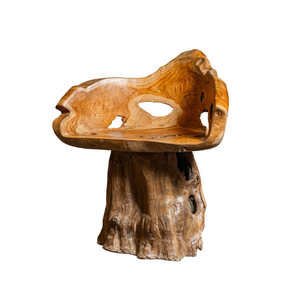 ARTERRA Premium Handcrafted Rustic Natural Teak Root Coffee Table Set Sculpted <b>Armchairs</b> Durable Modern Artisan Home Furniture - Product Image 2