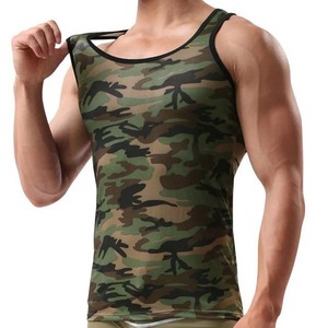 Camiseta Deportiva de Tirantes para Hombre, Cuello Redondo, Secado Rápido, Tejido de Algodón/Bambú, Transpirable, para Fitness y Entrenamiento - Product Image 4