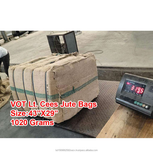 100% Natural Eco-Friendly Food Grade Twill Jute <b>Bags</b> 43"X29" 1020Grams Biodegradable Anti-Bacteria Abrasion-Resistant Girls JF - Product Image 4