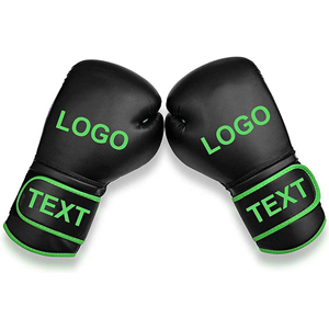 Gants de boxe à lacets personnalisables de qualité professionnelle pour l'entraînement au kickboxing et au Muay Thai - Product Image 2