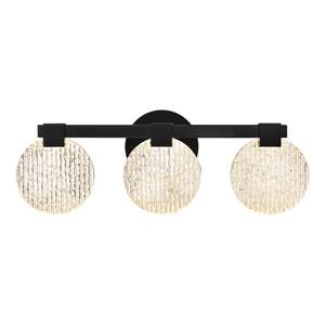 5 Light 30W Regulable LED Baño Vanity Light Bar Warm 3000K Black Wall Lights Acrílico Accesorios de iluminación - Product Image 1