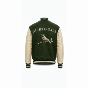 Custom Baseball <b>Jacket</b> Wool Body <b>Leather</b> Sleeve Chenille Letterman <b>Jacket</b> Embroidered Team Wholesale Varsity Letterman <b>Jacket</b> - Product Image 3