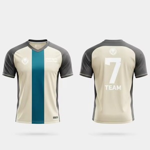 เสื้อฟุตบอลแขนสั้นสำหรับฤดูร้อน พิมพ์ลายดิจิทัลตามสั่ง ระบายอากาศได้ดี ขายส่ง - Product Image 3