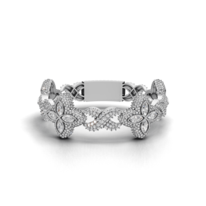 Luxury Iced Out Butterfly Link <b>Bracelet</b> Hip Hop Jewelry 925 Sterling <b>Silver</b> Rhodium Plated Moissanite Gift Party for Men Women - Product Image 2