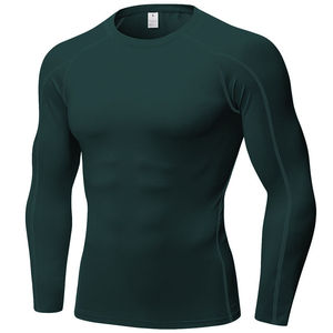T-shirt de compression à manches courtes pour homme, Rashguard athlétique, sous-vêtement technique pour la gym, l'entraînement, le MMA, la course, vêtement de sport personnalisé à séchage rapide - Product Image 2