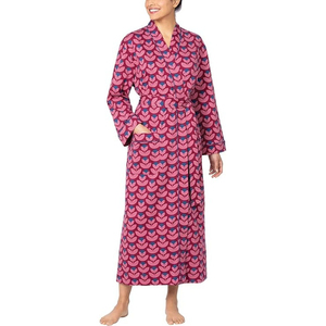 Conjunto de Bata y Camisón de Seda de 2 Piezas, Estilo Moderno, Unisex, con Encaje, para Mujer - Product Image 1