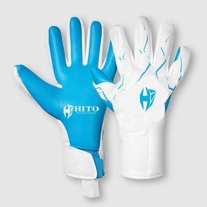 Guantes de Portero Profesionales, Palma Delantera de Látex Alemán de 4 mm, Dorso de Silicona con Estampado, Corte de Rodillo Negativo, Correa Elástica Extraíble - Product Image 2