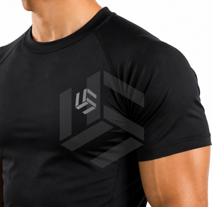 T-shirt de compression unisexe personnalisé pour MMA avec tissu Spandex/Coton, séchage rapide, pour la salle de sport, l'entraînement et le fitness - Product Image 6