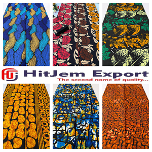Custom Lusaka African Wax Cotton Fabric Ankara Kitenge Bulk Fashion Apparel Garment Textile OEM Manufacturing Supplier - Product Image 5