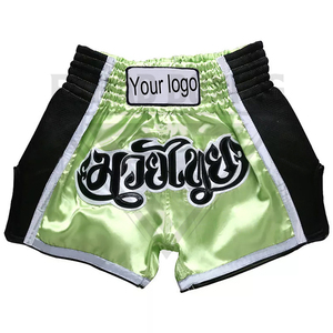 Short de Muay Thai pour Adulte 2026 – Nouvelle Collection, Couleur Unie avec Imprimé Contrastant, 100% Polyester, Qualité Supérieure, Style Tendance - Product Image 1