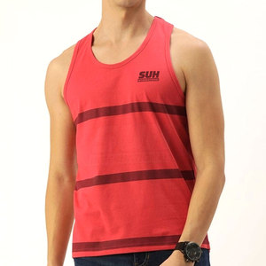 เสื้อกล้ามผู้ชายแบบแห้งเร็ว ระบายอากาศได้ดี ผลิตจากผ้าถัก เป็นมิตรกับสิ่งแวดล้อม เหมาะสำหรับออกกำลังกาย ขายส่งราคาถูก - Product Image 1