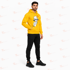 Sweat-shirts à capuche personnalisés pour hommes 2026, 100 % coton, épais, haute qualité, impression par transfert thermique, coupe oversize, écologiques - Product Image 4