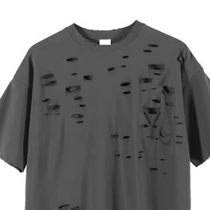 T-shirt Homme Oversize 100% Coton Personnalisé Effet Délavé Vintage 2026 – Design Délavé et Vieilli à Épaules Tombantes, Coupe Courte - Product Image 3