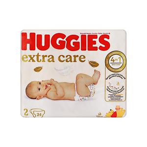 Couches pour bébé à absorption accrue Huggies Extra Care : Garde bébé au sec et confortable toute la journée - Product Image 6