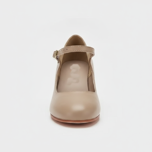 Chaussures de danse latine et de salon en cuir pour femmes et filles, style professeur, montantes à la cheville, en stock UE et États-Unis, faible MOQ, OEM - Product Image 3