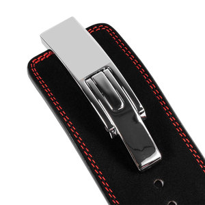 เข็มขัดหนังวัวสำหรับยกน้ำหนักแบบลูกกลิ้ง  เข็มขัดพยุงหลังสำหรับเพาเวอร์ลิฟติ้ง - Product Image 4