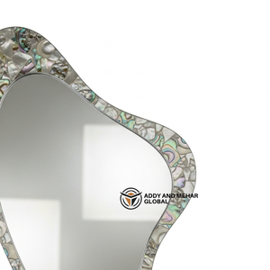 Espejo de Pared Cuadrado de Lujo con Marco de MDF, Incrustaciones Art Deco, 5mm de Grosor, Hecho a Mano, Ecológico, Decoración para Bodas, Decoración Premium para el Hogar - Product Image 2