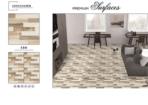 Modernas Baldosas de Madera Pulida de 600x600mm con Acabado Brillante para Apartamentos, Precio de Mayoreo del Fabricante - Product Image 1