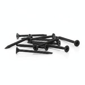 Black <b>Carbon</b> <b>Steel</b> Class 8.8 Metric Screws Coarse Thread <b>Pan</b> Head Phosphate Finish for Drywall Fixing - Product Image 3