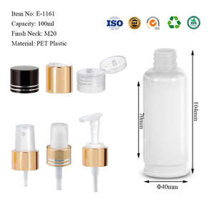 Bouteille ronde en plastique PET blanc de 100 ml en gros - Flacon pulvérisateur vide à fine brume pour parfum, nettoyant, lotion, crème, huile - Product Image 6