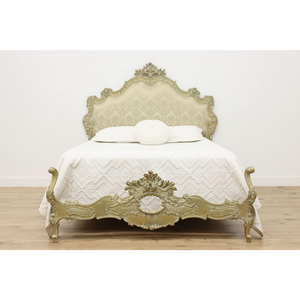 Base de Cama Diandra de Diseño Lujoso Hecha de Madera de Caoba Sólida de Alta Calidad y Hermosos Tallados para Uso en Dormitorios - Product Image 2