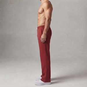 Men Customized Flare Leg Sweat Pants Yoga Workout Wear <b>Drawstring</b> <b>Trouser</b> Long Length Back Pocket <b>Trouser</b> Pajama Winter Wear - Product Image 5