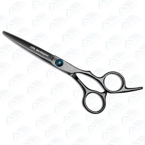 6.5 pouces ciseaux de coupe de cheveux professionnels cisailles de coiffeur en acier inoxydable japonais pour Salon maison poignée ergonomique noir - Product Image 2