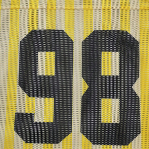 Camiseta Deportiva de Fútbol Americano para Hombre, Corte Regular, Talla Grande, Cuello Alto, Transpirable, Manga Corta, Malla, Superventas 2026 - Product Image 4