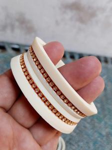 Luxury Handcrafted Resin <b>Bangles</b> Trendy Colorful Acrylic Churi <b>Set</b> Lightweight Modern Ethnic Wear Jewelry For Women - Product Image 4